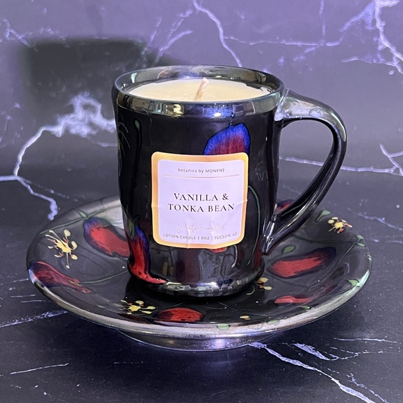 MDWald Teacup and Saucer Massage Lotion Candle Signed Porcelain - Picture 11 of 13